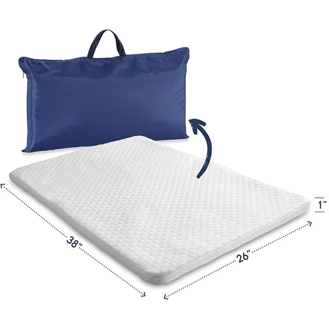 Comfortable Pack And Play With A Good Memory Foam Crib Mattress For The Bassinet