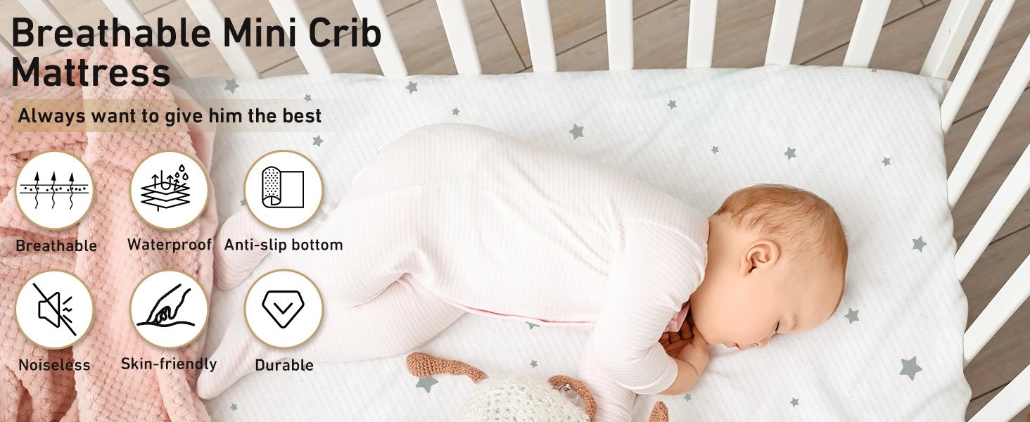 Wholesale Memory Foam Soft Min Baby Crib Pack and Play Mattress 2 Wholesale Memory Foam Soft Min Baby Crib Pack and Play Mattress 2